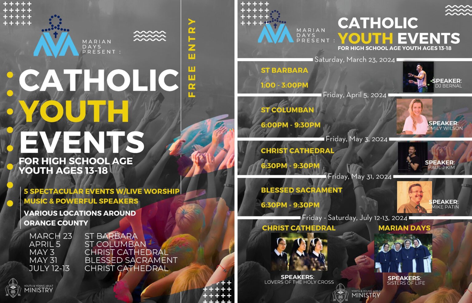 "Rise" St. Columban Youth Night Presented By Marian Days 2024